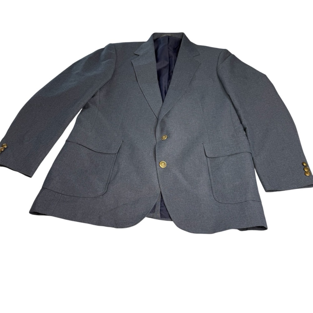 Haggar Gray Suit Jacket Blazer 44L